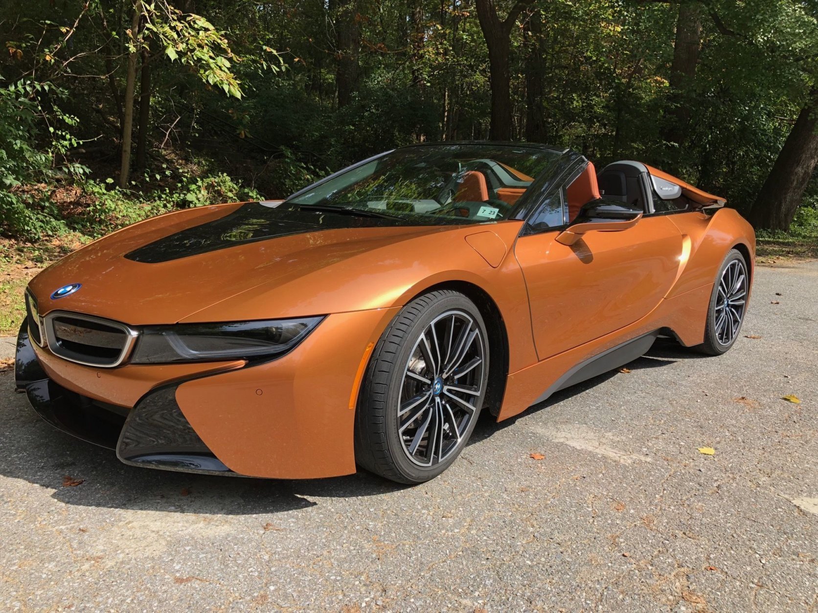 The i8 looks like it was designed to cheat the wind and do so without big wings and spoilers. (WTOP/Mike Parris)