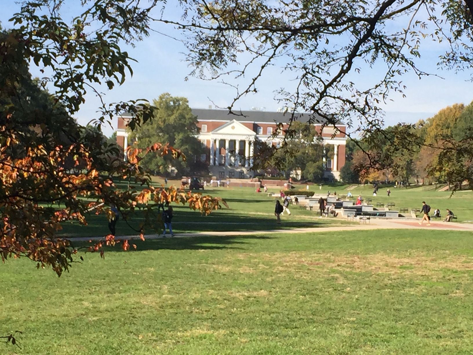 The campus of University of Maryland, College Park. (WTOP/John Domen) 