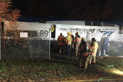 Amtrak train, tractor-trailer collide in Montgomery Co.