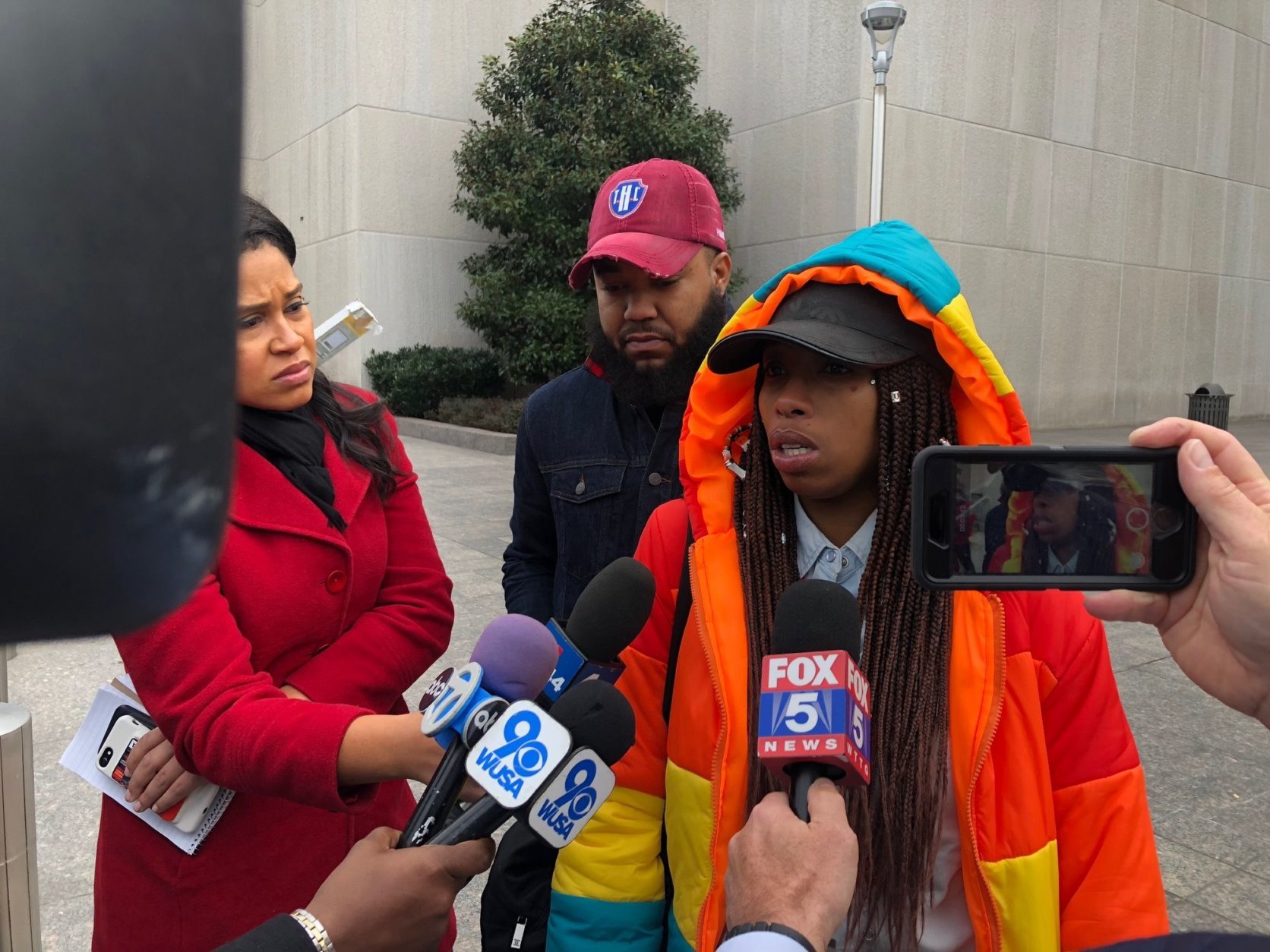 Makiyah Wilson's mother, Donetta, said she was glad to hear Judge Craig Iscoe order the three men charged in her killing held without bond. (WTOP/Megan Cloherty)