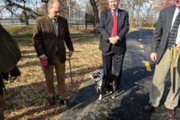 The 10-foot-wide trail along the west side of Washington Boulevard in the Penrose neighborhood links with the project’s first phase, which opened in 2009, between Arlington Boulevard and South Walter Reed Drive. (Courtesy Arlington Department of Environmental Services)