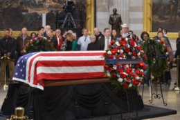 The 41st President George H.W. Bush lies in state at the U.S. Capitol Rotunda. (Courtesy Shannon Finney/<a href="https://www.shannonfinneyphotography.com/index" target="_blank" rel="noopener noreferrer">shannonfinneyphotography.com</a>) 