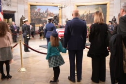 Visitors pay their respects to 41st President George H.W. Bush. (Courtesy Shannon Finney/<a href="https://www.shannonfinneyphotography.com/index" target="_blank" rel="noopener noreferrer">shannonfinneyphotography.com</a>)
