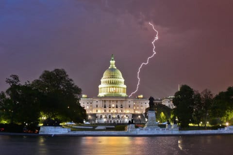 DC area in for strong thunderstorms, heavy rain overnight