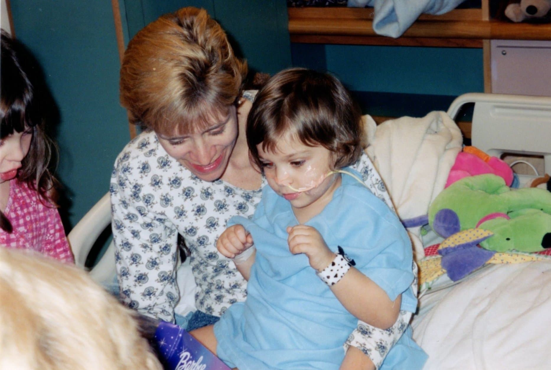 Olivia Lang in 2001, was hospitalized more than a month at the Kennedy Krieger Institute Pediatric Rehabilitation Unit after the crash. (Courtesy/ Kelly Lang)