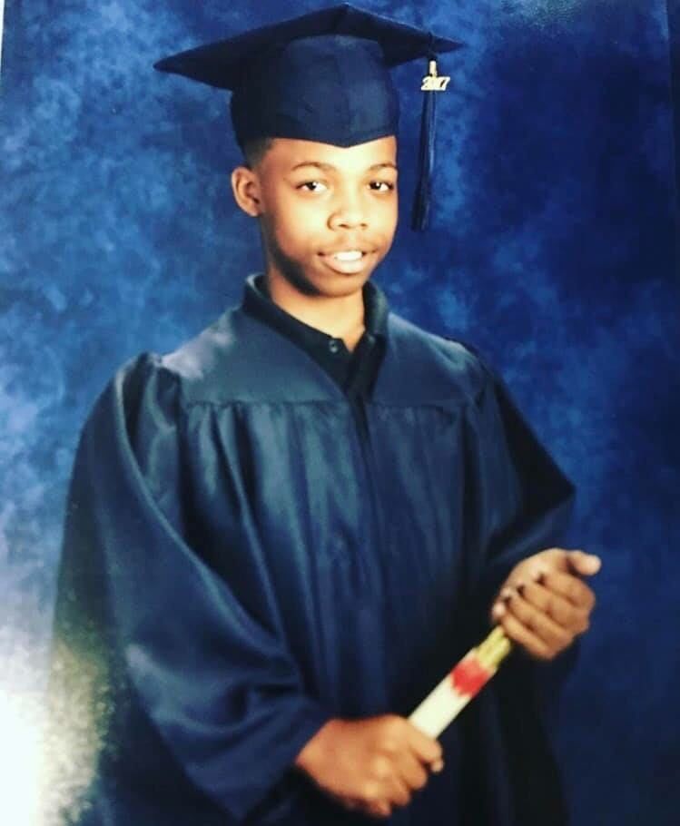  Gerald Watson, 15, was chased into the stairwell of a Southeast D.C. apartment building Thursday afternoon and shot multiple times by a pair of masked gunmen. (Courtesy Darell Gaston)