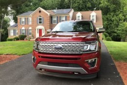 The exterior of the Expedition has SUV-tough looks but with more sophistication than I can remember with the model. (WTOP/Mike Parris)