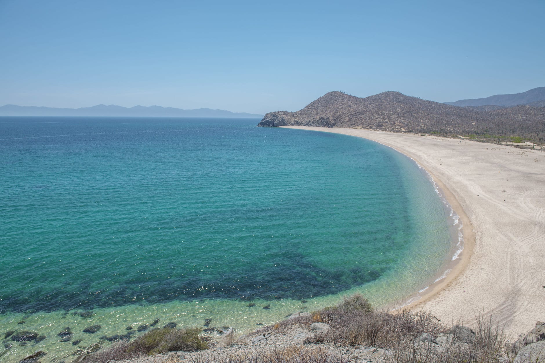 El Saltito Beach, in La Paz Baja California Sur, sea of cortes. MEXICO