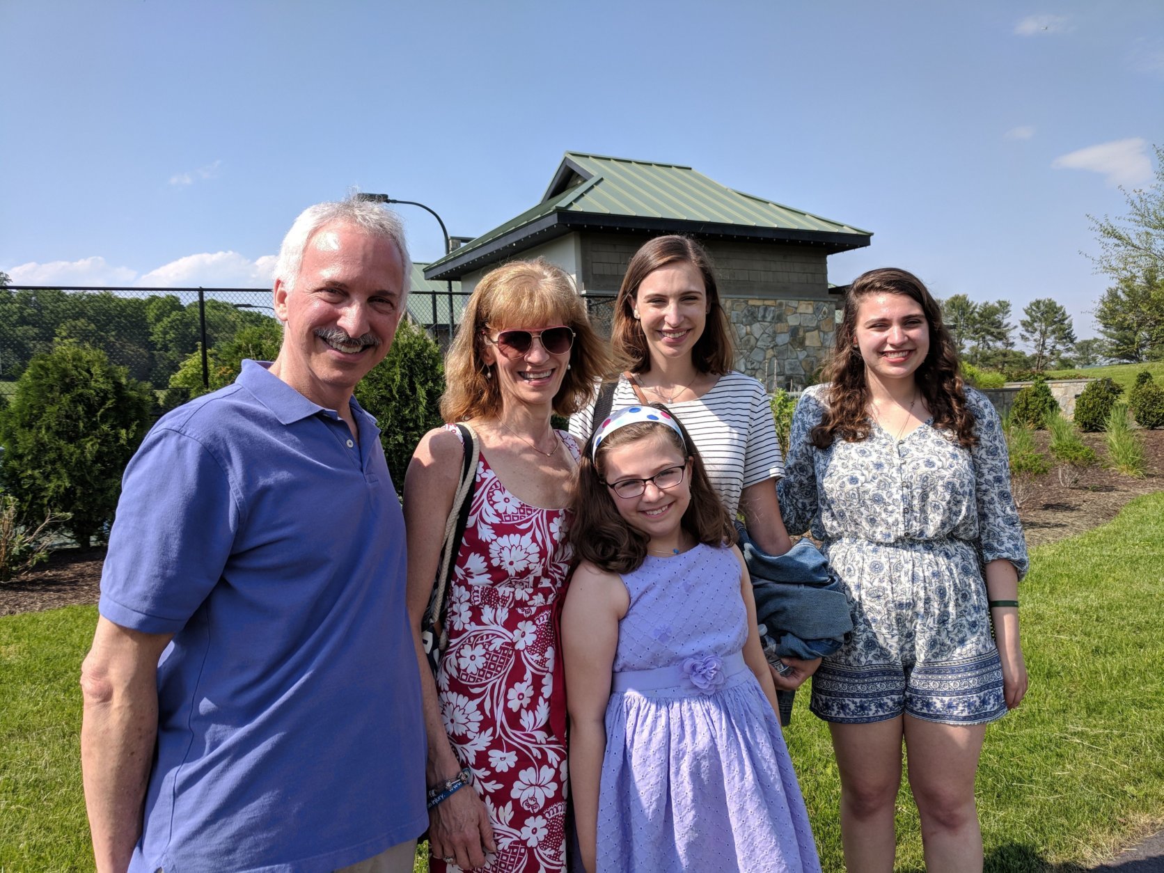 The Lang Family: Hannah, Mike, Kelly, Olivia and Anya. Seventeen years ago, several of the family members were involved in a crash that almost killed Olivia. (Courtesy / Kelly Lang)