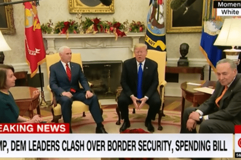 WATCH: Trump clashes with Schumer, Pelosi in awkward Oval Office sitdown