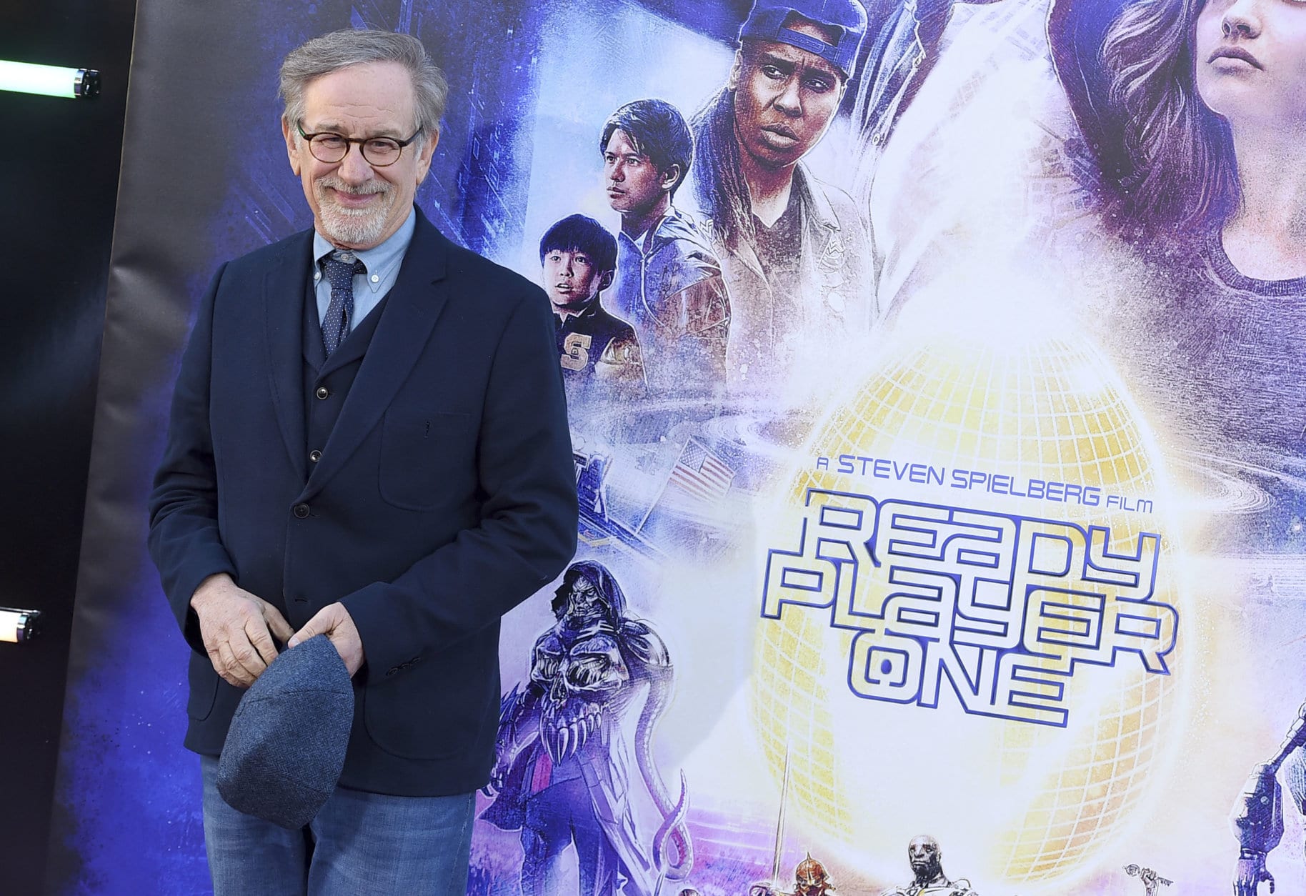 Steven Spielberg arrives at the world premiere of "Ready Player One" at the Dolby Theatre on Monday, March 26, 2018, in Los Angeles. (Photo by Jordan Strauss/Invision/AP)