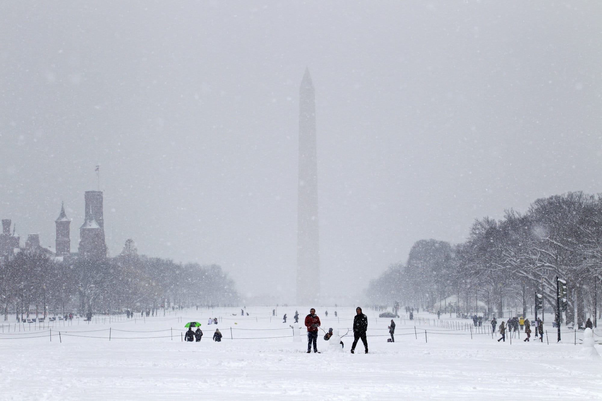 More snow, rain to hit DC area this weekend; winter advisory, warning