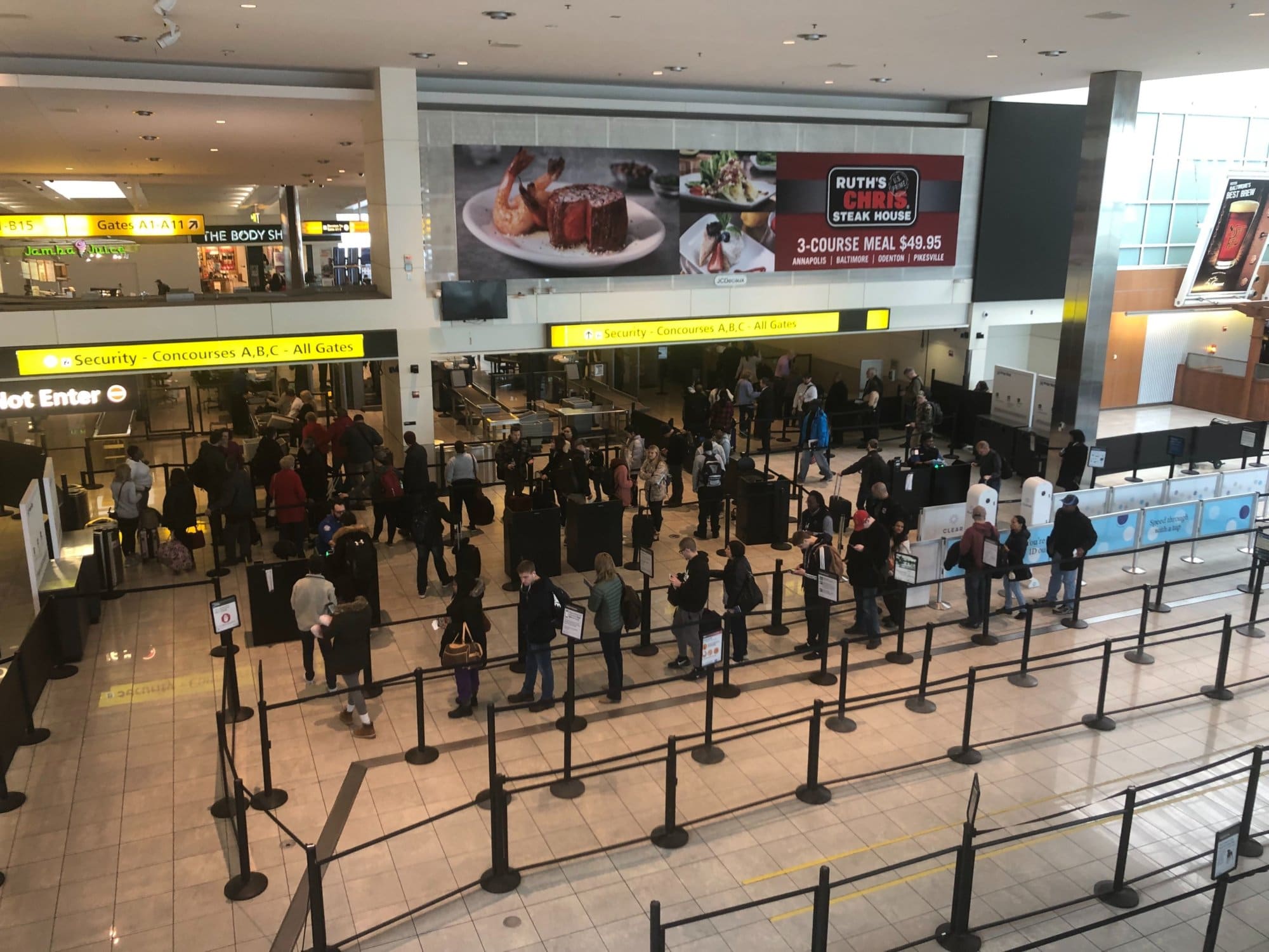 TSA closes BWI Marshall checkpoint after callouts - WTOP News