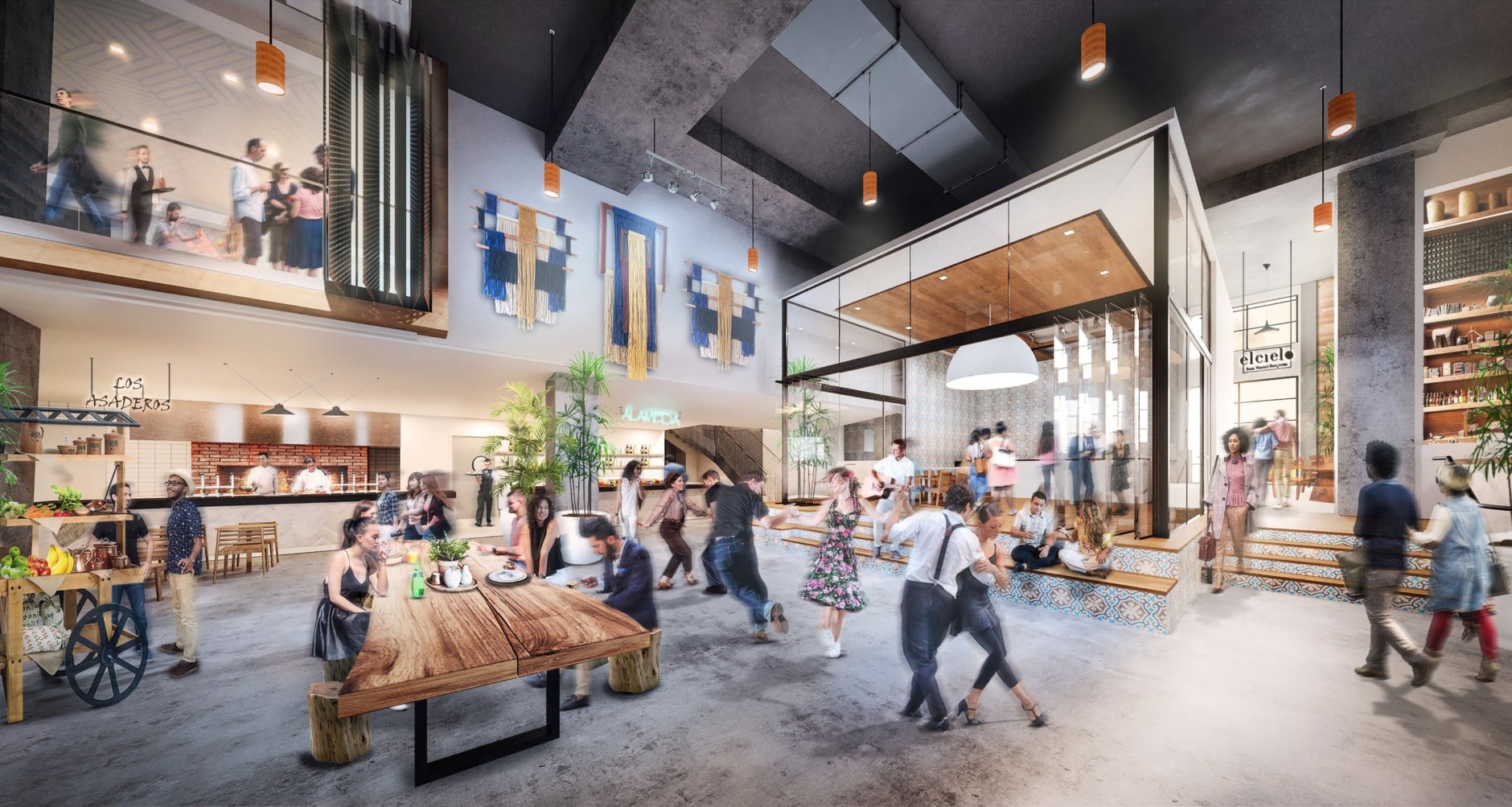 In addition to food and art, Edens says it will serve as a home for music, fashion, film, sport, travel and dance. (Courtesy Edens)
