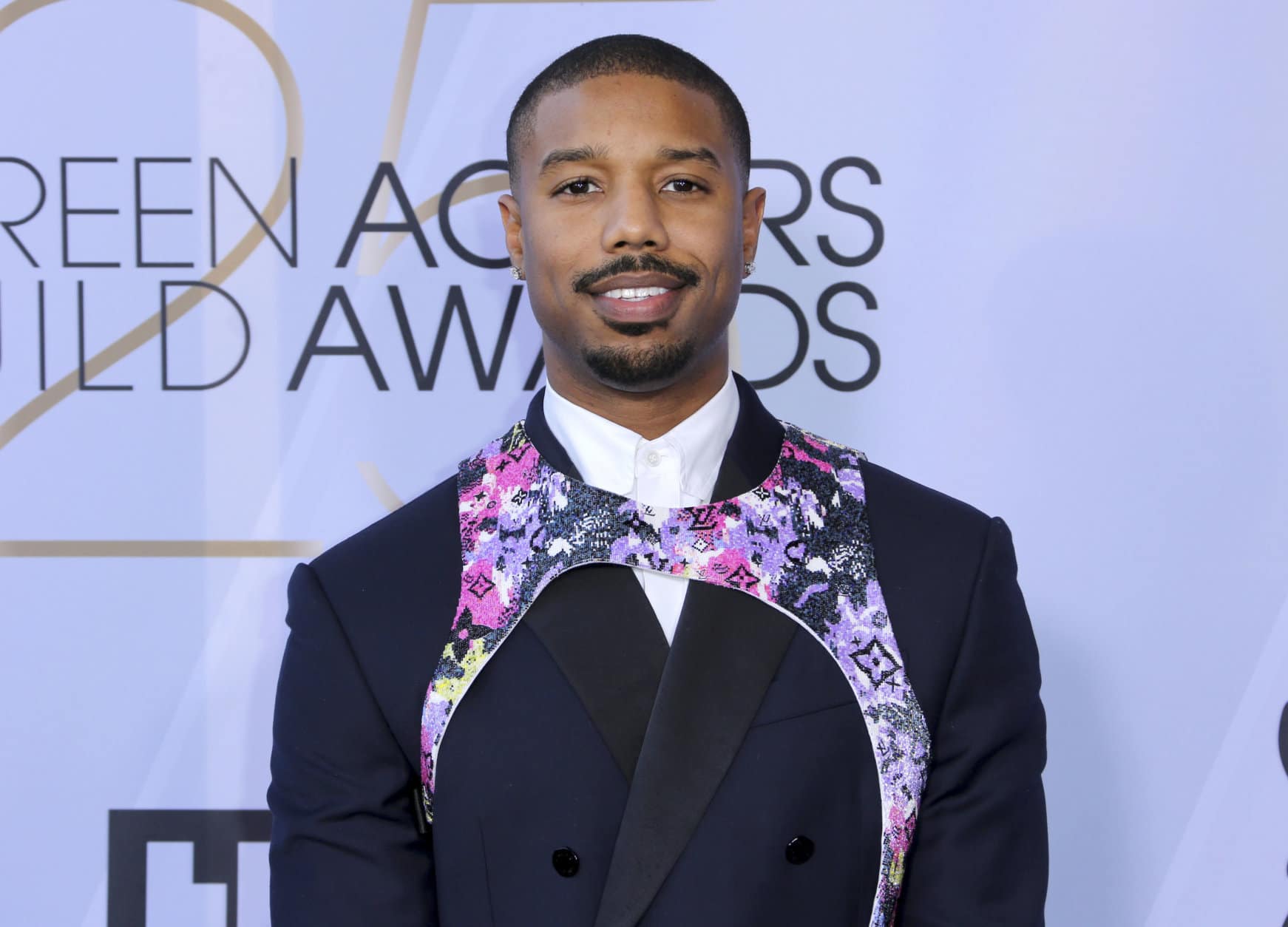 Michael B. Jordan arrives at the 25th annual Screen Actors Guild Awards at the Shrine Auditorium &amp; Expo Hall on Sunday, Jan. 27, 2019, in Los Angeles. (Photo by Willy Sanjuan/Invision/AP)
