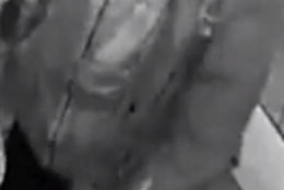 The second suspect. The surveillance video shows him slamming a bar stool over the victim who was shot. (Courtesy D.C. police)