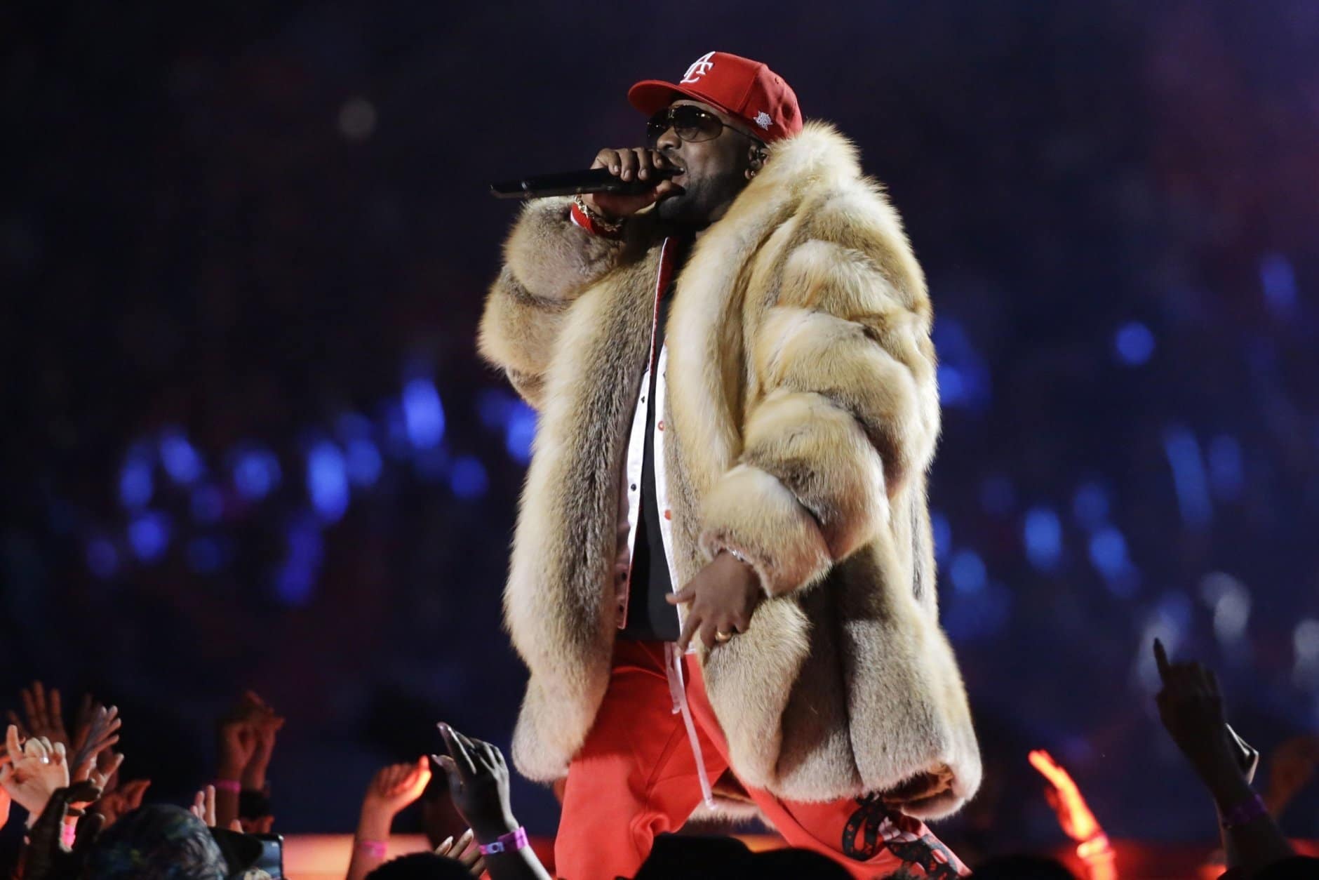 Big Boi performs during halftime of the NFL Super Bowl 53 football game between the Los Angeles Rams and the New England Patriots Sunday, Feb. 3, 2019, in Atlanta. (AP Photo/Mark Humphrey)