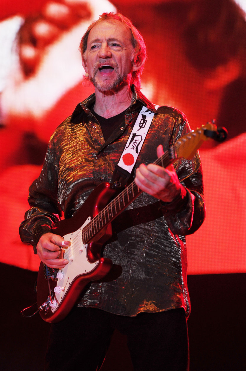 Peter Tork of The Monkees performs during the Mid Summers Night Tour at the Mizner Park Amphitheater on Saturday, July 27, 2013 in Boca Raton, Florida  (Photo by Jeff Daly/Invision/AP)