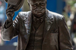 Also on display is Ivan Schwartz's statue of Winston Churchill. (Courtesy National Harbor)