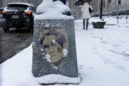 The D.C. region was hammered by snow Wednesday. (WTOP/Alejandro Alvarez)