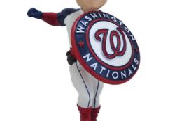 A MARVEL Super Hero Captain Zimmerman Bobblehead will be given to the first 10,000 fans on May 25. (Courtesy the Washington Nationals)