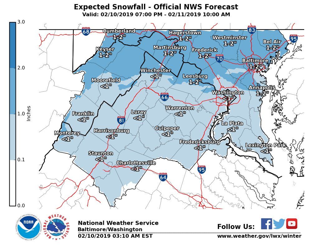 Wintry Mix Could Slow Monday Commute; Winter Weather Advisory Issued ...