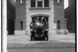 The firehouse seen in 1925. (Courtesy Library of Congress)
