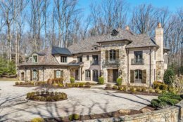 Tammy Darvish's three-level, single-family home sits on 2 acres at 9811 Avenel Farm Drive. in Potomac, Maryland. (Courtesy Washington Fine Properties)