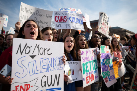 Montgomery Co. students lead 2nd walkout in call for tougher gun laws
