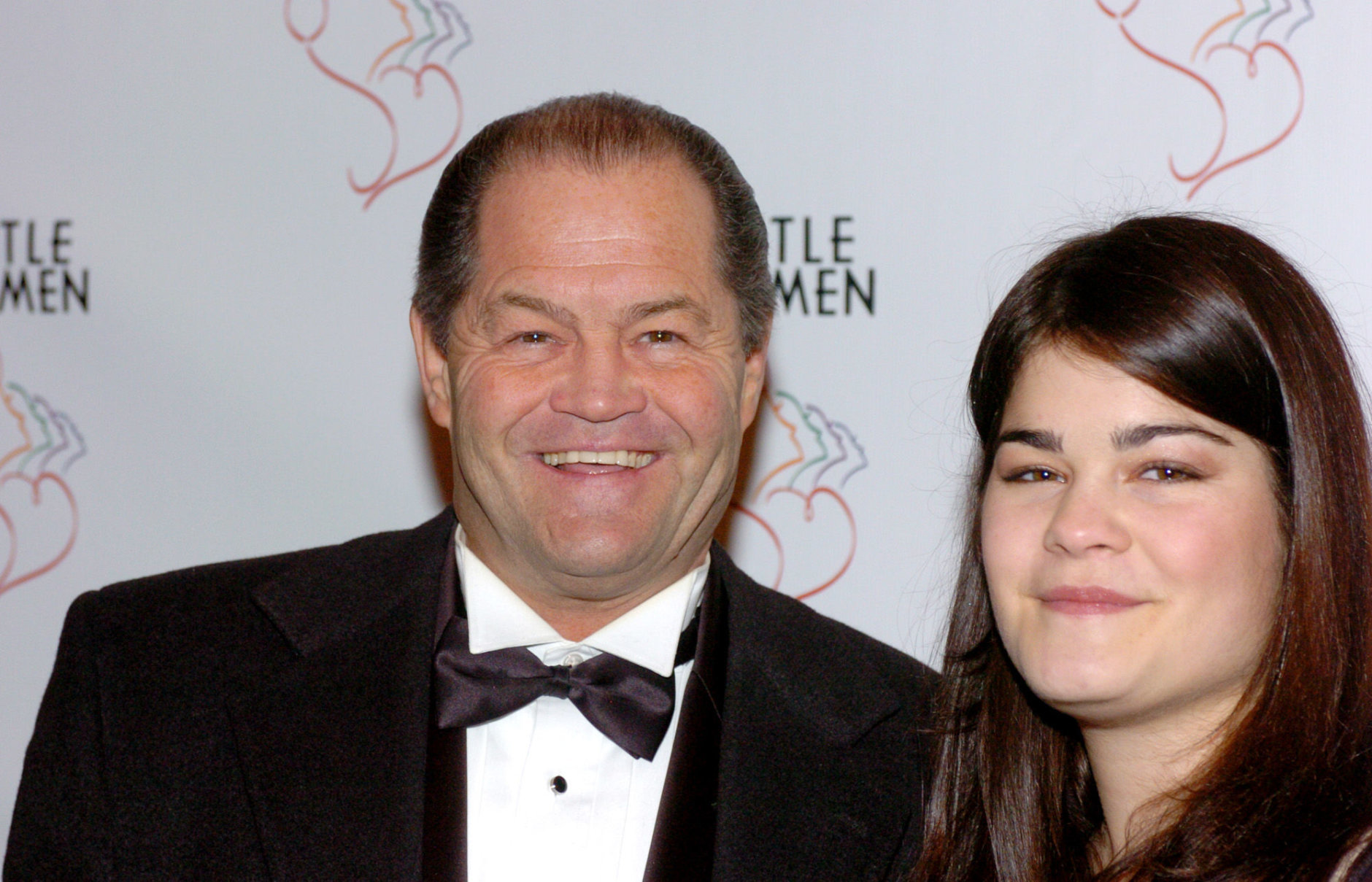 Former member of the sixties pop group "The Monkees" Mickey Dolenz arrives with his daughter Emily for the opening night at the Broadway show "Little Women" on Sunday, January 23, 2005, at the Virgina Theatre in New York. The show opened as planned despite a blizzard over the weekend.  (AP Photo/Gina Gayle)