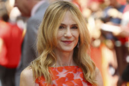Actress Holly Hunter poses for photographers upon arrival at the UK premiere of Incredibles 2 in central London, Sunday, July 8, 2018. (Photo by Joel C Ryan/Invision/AP)