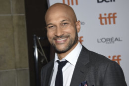 Actor Keegan-Michael Key attends the premiere for "The Predator" on day 1 of the Toronto International Film Festival, at the Ryerson Theatre on Thursday, Sept. 6, 2018, in Toronto. (Photo by Evan Agostini/Invision/AP)
