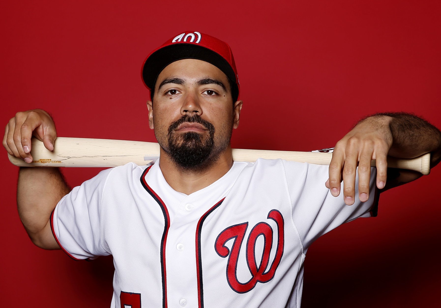 WEST PALM BEACH, FLORIDA - FEBRUARY 22:  Anthony Rendon #6 of the Washington Nationals poses for a portrait on Photo Day at FITTEAM Ballpark of The Palm Beaches during on February 22, 2019 in West Palm Beach, Florida. (Photo by Michael Reaves/Getty Images)