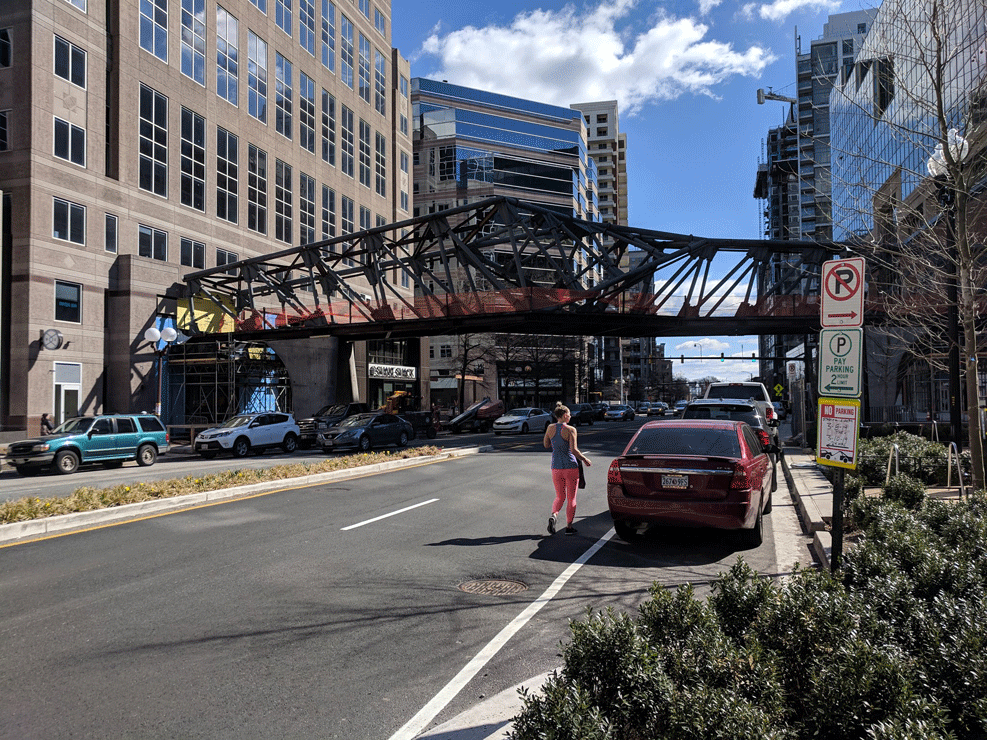 Roads to close for work on Ballston Quarter Pedestrian Bridge WTOP News