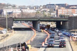Drivers who use the Suitland Parkway or I-295 to navigate through the district should get ready for a new traffic pattern. (WTOP/Dave Dildine)