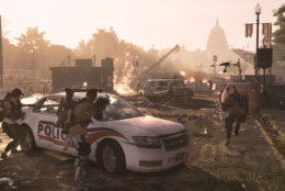 Agents battle in Tom Clancy's The Division 2. (Courtesy Ubisoft/Massive)