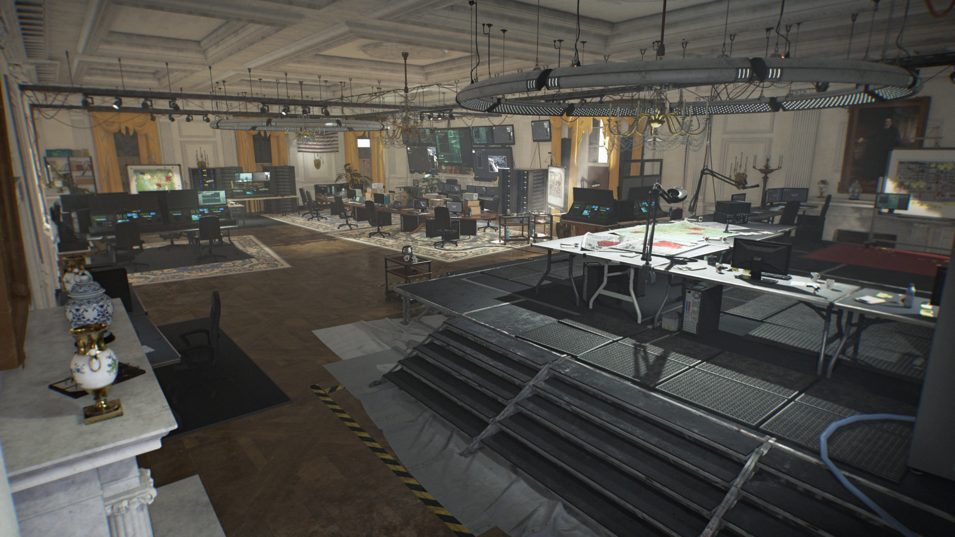 The White House Situation Room in Division 2. (Courtesy Ubisoft/Massive)