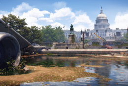 A long view of the Capitol Building in ruins in Division 2. (Courtesy Ubisoft/Massive)