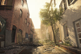 Overgrowth and trash litter the streets of Georgetown in Division 2. (Courtesy Ubisoft/Massive)