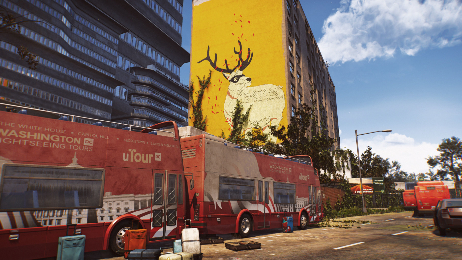 Graffiti is all over the streets of D.C. in Division 2. (Courtesy Ubisoft/Massive)