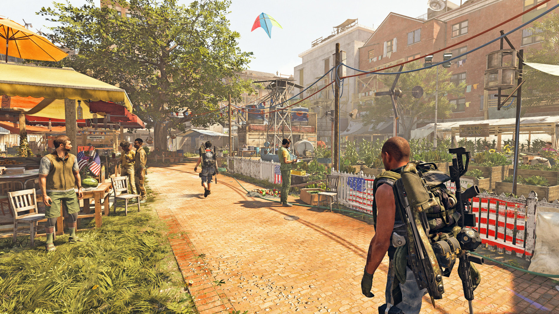 Residents of the District have a long road of rebuilding ahead of them in The Division 2. (Courtesy Ubisoft/Massive)