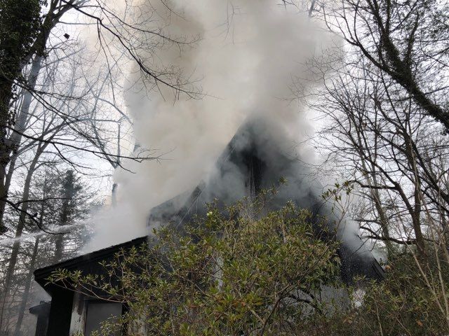 Earlier, department officials had said there were hoarding conditions in and around the home. (Courtesy Fairfax County Fire and Rescue)