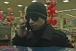This is the suspect police say robbed the bank on Feb. 3 (Courtesy Montgomery County police)