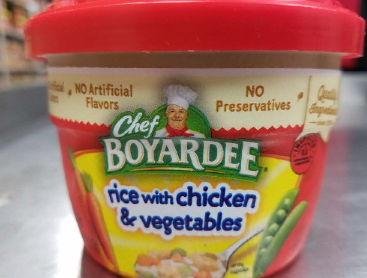 The recalled products are 7.5 ounce canned bowls labeled rice with chicken and vegetables that were packaged Jan. 16, 2019. (Courtesy USDA)