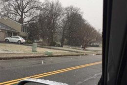 A WTOP listener sent in this photo at around 3 p.m. (Courtesy Mark Polansky)