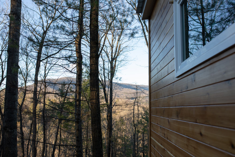 The tiny house in Lost River, West Virginia, will be available to rent starting this summer. (Courtesy Lost River Vacations)