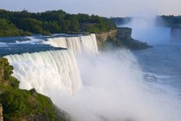 Atop American Falls from observation deck at Niagara Falls State Park in New York (Getty Images/iStockphoto)