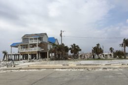At Mexico Beach there are empty concrete pads where homes had once been. (WTOP/Joan Jones)