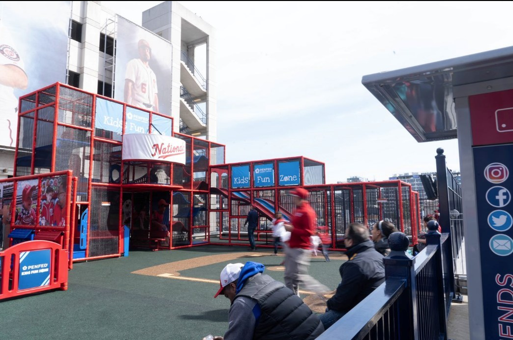 PenFed's children play area in Nationals Park. (Courtesy PenFed Credit Union)
