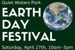 Event poster for the Quiet Water Park Earth Day Festival. (Courtesy Anne Arundel County Government)